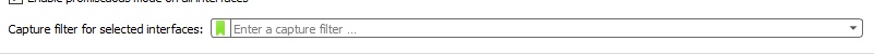 Wireshark's Capture Filter